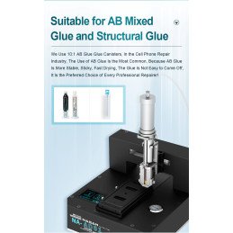 NASAN NA-AD01 2nd Gen Automatic Glue Dispensing Machine for iPhone X–17 Frame Bonding