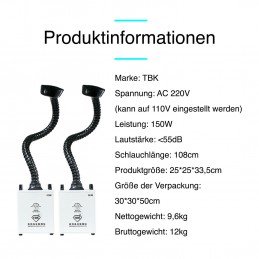 TBK-618 Rauch Entferner