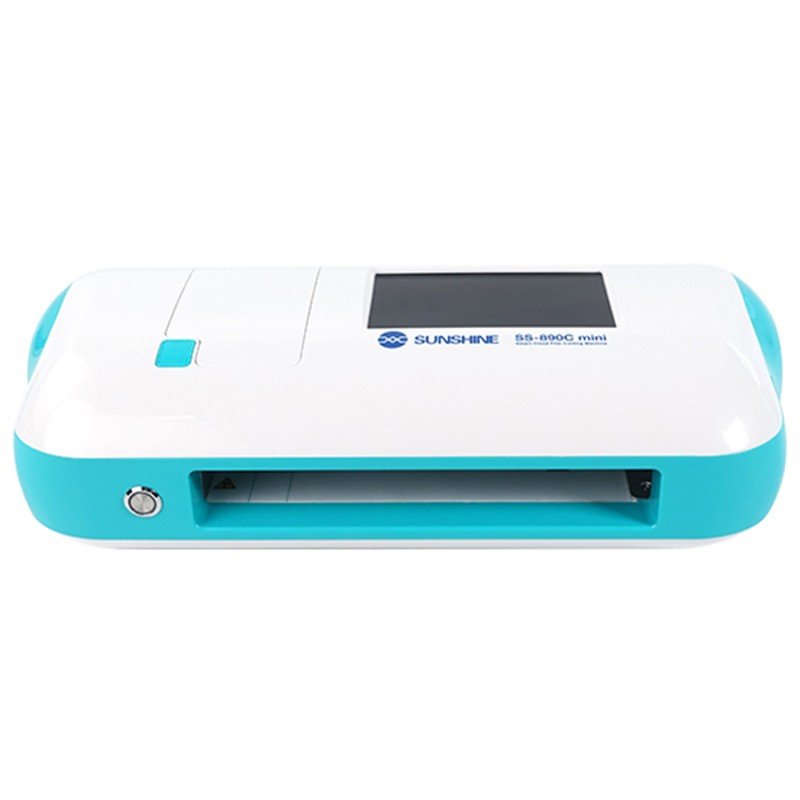 Handy Hydrogel Folierung mit der Sunshine SS-890C mini cutting Maschine