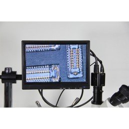 TBK-15A Profi Mikroskop High definition Video 7x - 45x Motherboard CPU Reparatur LED