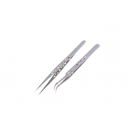 Profi Spitz Pinzette HRC40 gerade & gebogen