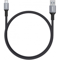 Aukey USB C Gerät mit USB A nur ein Kabel Laden- und Datentransfer in einem