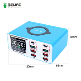 Sunshine RELIFE RL-304S Multifunktionale 8-Port Ladestation