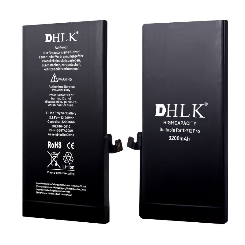 Akku für iPhone 12 / 12 Pro, 3.200mAh Akku für iPhone 12 / 12 Pro, 3.200mAh