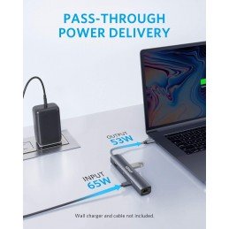 ANKER USB-C Ethernet Hub 4K HDMI 6in1 Power Delivery Hub multikompatibel
