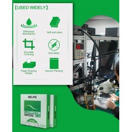 Sunshine Relife RL-045 Cleanroom Wipes 50 stk.