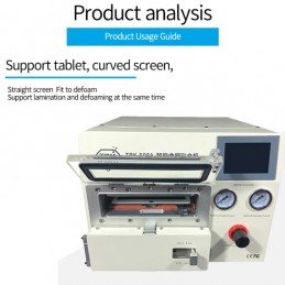 TBK-508A OCA Laminier und Debubble Maschine universell einsetzbar iPhone iPad Samsung