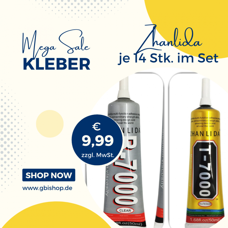 Handy Kleber Display Reparatur T-7000, B-7000 hier noch erhältlich!
