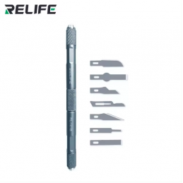 Sunshine RELIFE RL-101B Skalpell 8in1 Reparatur Messer Skalpell Metall Präzisionsmesser Klinge wechselbar