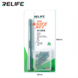 Sunshine RELIFE RL-101B Skalpell 8in1 Reparatur Messer Skalpell Metall Präzisionsmesser Klinge wechselbar