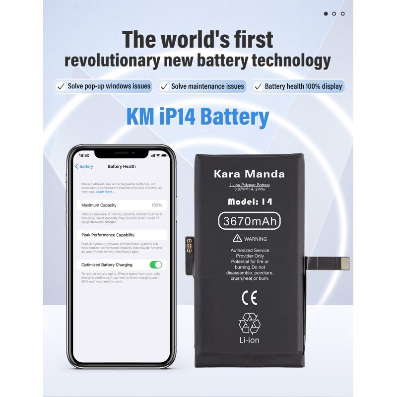 iPhone 14 Akkuwechsel ohne Fehlermeldung ohne Löten oder Programmieren