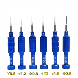 3D Schraubendreher Torx Handy Reparatur Set No.8168 blau