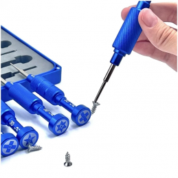 3D Schraubendreher Torx Handy Reparatur Set No.8168 blau