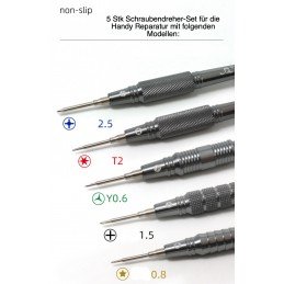 Schraubendreher Set No.8063 5-tlg iPhone Handy Reparatur