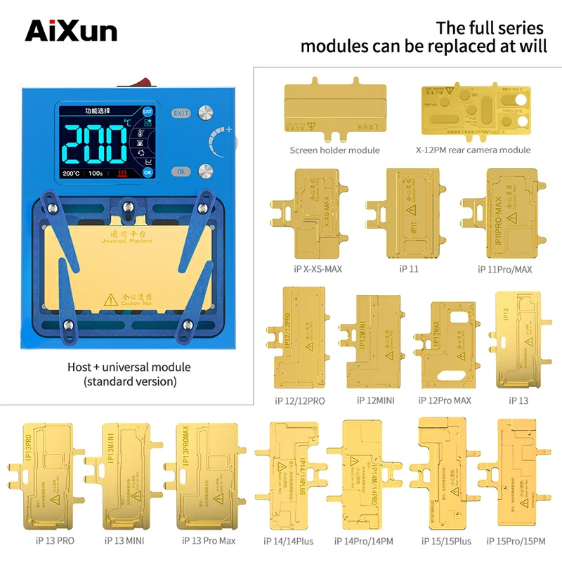 iHeater Pro Aixun Desolder Löten CPU Mainboard Reparatur iPhone X iPhone 14