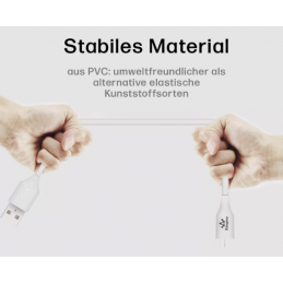 Kingwo Ladekabel 1,2m Micro / C / Lightning