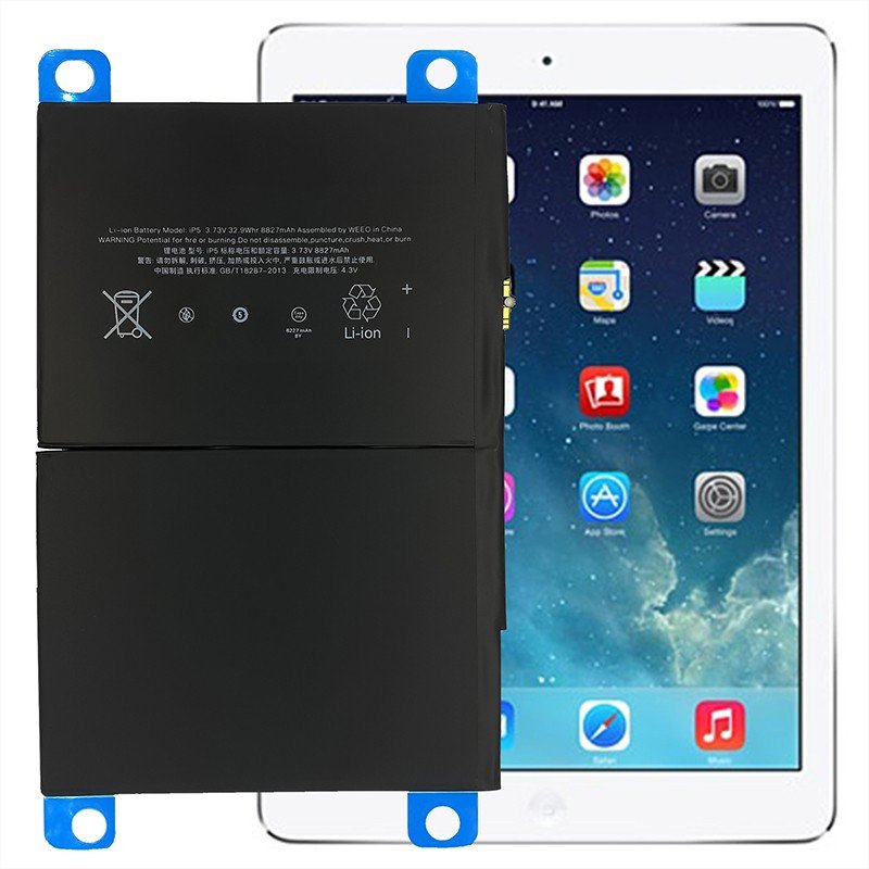 Huarigor Akku für A1484 iPad 5 /iPad 6 /iPad 7 /iPad 8 /iPad 9 /iPad Air 1, 8827mAh (A1474/Siehe Beschreibung)