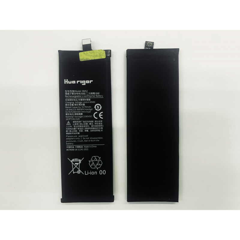 Huarigor Akku für BM52 Xiaomi MI NOTE 10/MI NOTE 10 LITE/MI NOTE 10 PRO 5170mAh