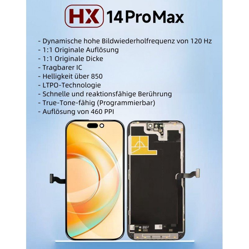 Pulled Display iPhone 14 Pro Max Ersatz Display