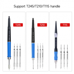 Aixun T420D 200W Dual-Channel-Lötstation mit T245/T210/T115 Griffen für Elektronik