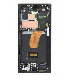 Display für Samsung Galaxy S23 Ultra/S918 Soft OLED mit Rahmen