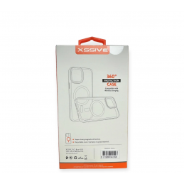 Xssive TPU Hülle für iPhone 15 Serie - Transparent mit MagSafe