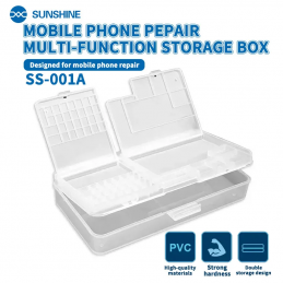 Handy Reparatur Box praktische Aufbewahrung von Kundenhandys, sicher und stabil