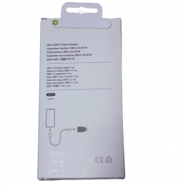 C-C Adapter Ladegerät 35W für iPhone 15 Pro Max mit Kabel Weiß