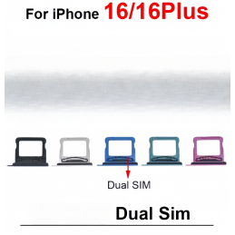 Dual SIM Kartenhalter für iPhone 16 Plus