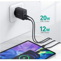 AUKEY 32W 2-Port PD Wall Charger Adapter Ladegerät PA-F3S