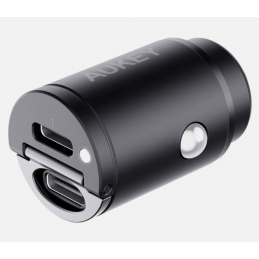AUKEY 30W 2-Port PD Car Charger Adapter Auto Ladegrät CC-A4
