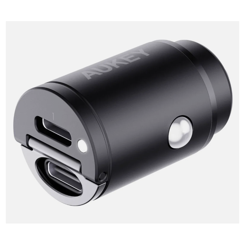 AUKEY 30W 2-Port PD Car Charger Adapter Auto Ladegrät CC-A4