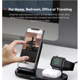 AUKEY 3-in-1 Wireless Charging Station LC-A3