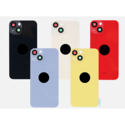 Backcover Glas für iPhone 14 Plus mit Magnet und Linse