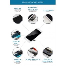 Display für iPhone 7 Plus schwarz