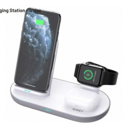 AUKEY 3-in-1 Wireless Charging Station LC-A3