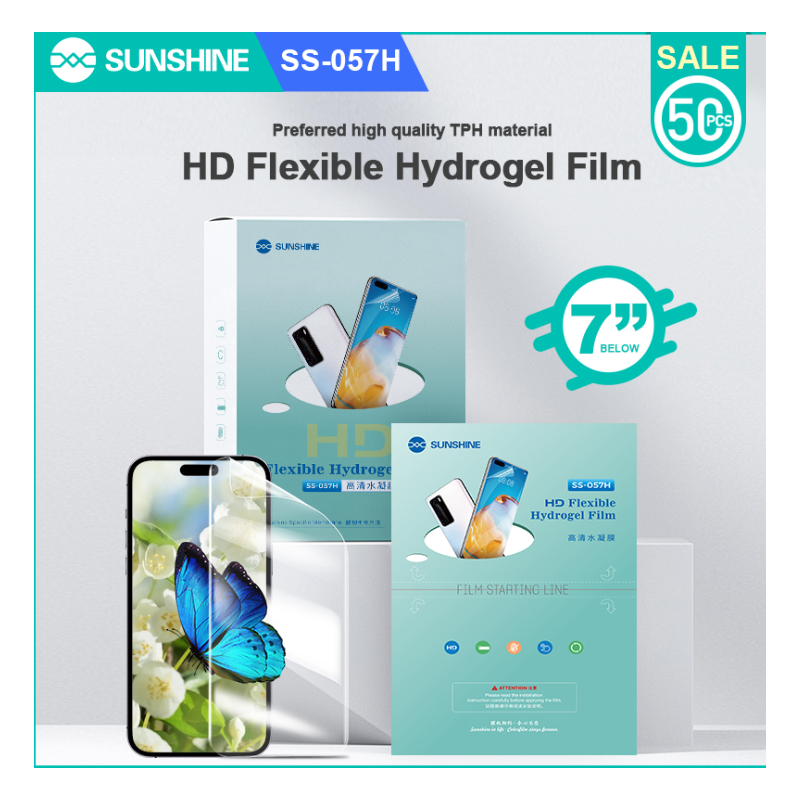 Hydrogel Schutzfolie SS-057 füür Sunshine 890C Foliermaschine Hydrogel Schutzfolie SS-057 füür Sunshine 890C Foliermaschine