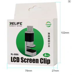 RELIFE 4PCS RL-008A Display Befestigungs Clip Klemme Set