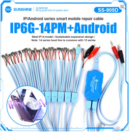 SUNSHINE SS-905D Smart Boot Netzteil Testkabel für iPhone 6S-16 Pro Max und fast alle Android Geräte