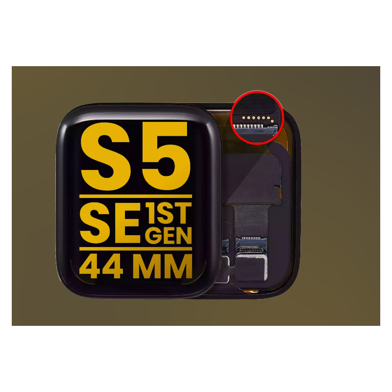 Display für Apple Watch Serie 5/SE2020 44mm Original Refurbished Schwarz Display für Apple Watch Serie 5/SE2020 44mm Original Refurbished Schwarz