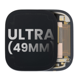 Display für Apple Watch Serie Ultra 49mm Original Gebraucht Schwarz