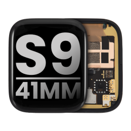 Display für Apple Watch Serie 9 41mm Original Gebraucht Schwarz