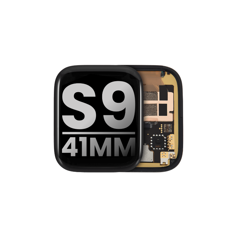 Display für Apple Watch Serie 9 41mm Original Gebraucht Schwarz