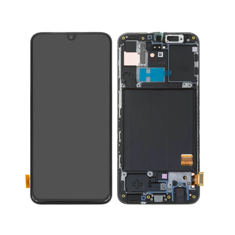 Display für Samsung Galaxy A40S (A407) Original Refurbished mit Rahmen Display für Samsung Galaxy A40S (A407) Original Refurbished mit Rahmen