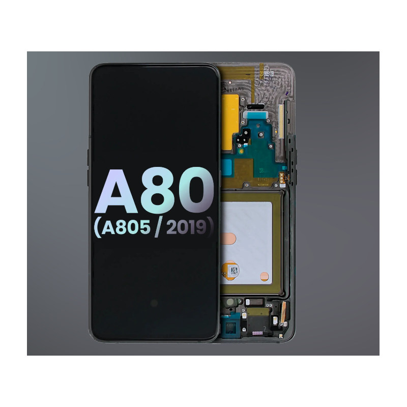 Display für Samsung Galaxy A80 (A805F) Original Refurbished mit Rahmen Display für Samsung Galaxy A80 (A805F) Original Refurbished mit Rahmen